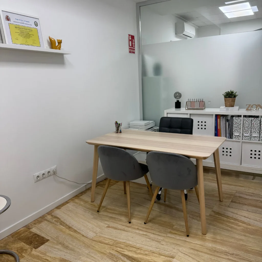Sala de psicologia en Murcia en clínica Neuroien